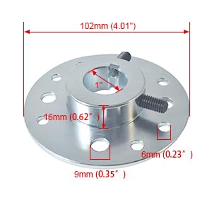 Adaptador cubo piñón 1" kit herramientas Go Kart