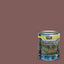 Pintura satinada exterior cuarto galón color cereza