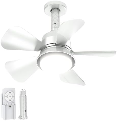 Ventilador techo con luces LED 3 colores control remoto