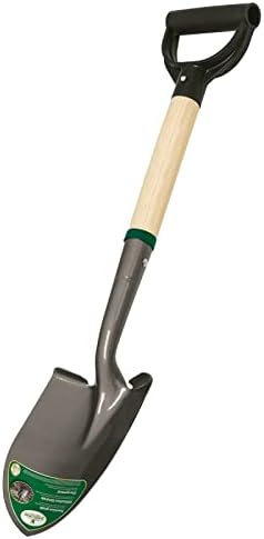 Pala portátil acero alto carbono 30" jardinería camping