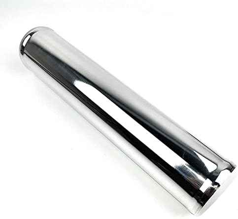 Tubo aluminio pulido universal 12" 4" recto turbo