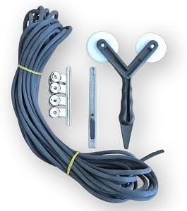 Kit reparación ventana spline 0.16pulg x33ft con herramientas