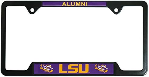 Marco matrícula metal negro vers. Alumni LSU