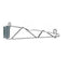 Soporte fijo para estante alambre 24" cromado