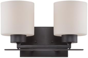 Luminaria Vanidad 2 Luces A19 100w CUL Bronce Envejecido