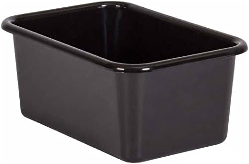 Recipientes plástico negro almacenamiento pequeño