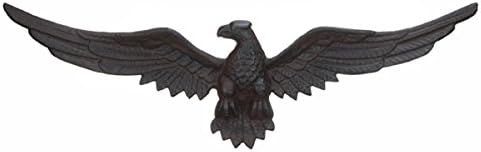 Placa águila hierro fundido decoración jardín pared