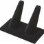 Pantalla dedo anillo terciopelo negro 3.625x2.125x2.25"