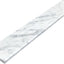 Umbral sillín mármol Carrara blanco biselado 4x36pulg
