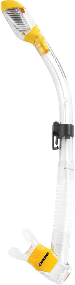 Snorkel Seco Adulto Cressi con Protección y Válvula