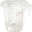 Vaso medidor 2qt transparente policarbonato