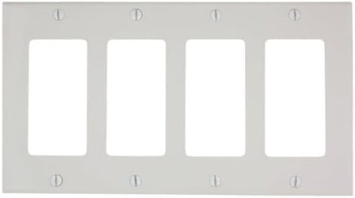Placa GFCI para pared termoplástico color blanco