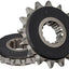 Piñón JTF333.16RB contraeje delantero 16 dientes goma