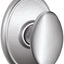 Perilla de pasaje Schlage F10SIE626WKF cromo satinado