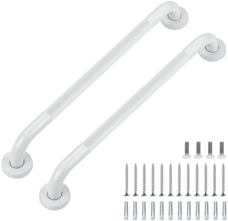 Barras agarre ducha antideslizantes 20pulg acero inox