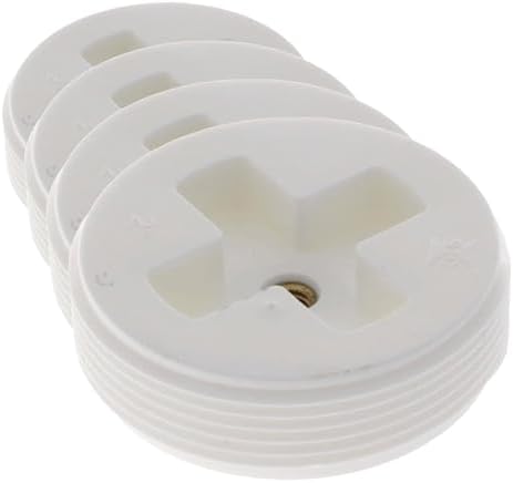 Enchufe PVC 2pulg MPT para Tubería con Pack de 4 Unidades
