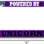 Funda marco matrícula diseño unicornio