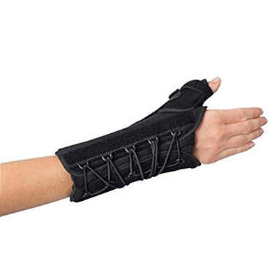 Férula soporte muñeca pulgar ajuste rápido negro