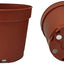 100 Macetas Plástico 2" Color Terracota