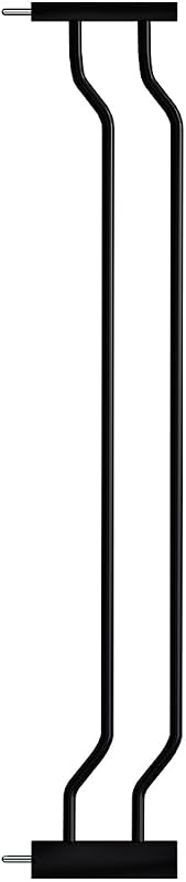 Puerta seguridad bebé extensión 12cm cierre automático negro