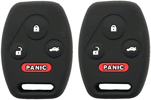 Funda silicona llavero Honda 4 botones negro