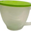 8 Tazas Medidoras Transparente y Verde