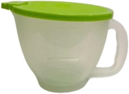 8 Tazas Medidoras Transparente y Verde