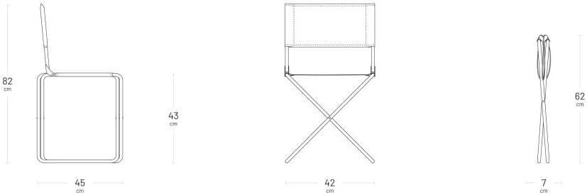 Silla camping plegable Seigle II Mobilier