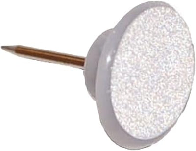 Tachuelas reflectantes plástico pack 50 blanco 1x1x1