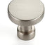 25 Pomos Níquel Cepillado 1-1/6pulg para Cocina y Tocador