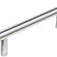 Tirador gabinete acero inox 4pulg estilo europeo pack 25