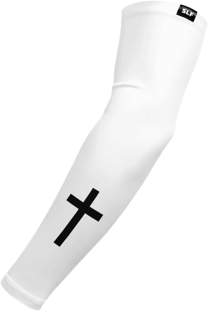 Manga de brazo blanca y negra