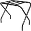 Soporte plegable metal negro con cinturones nailon