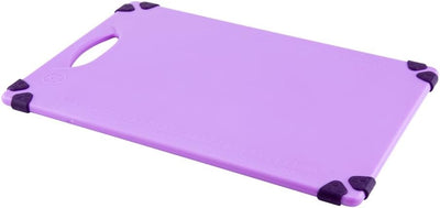 Tabla cortar plástico dur 12x18pulg agarres goma HACCP