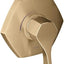 Válvula ducha equilibrio presión 7" bronce cepillado
