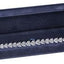Caja regalo pulsera lujo gamuza azul terciopelo
