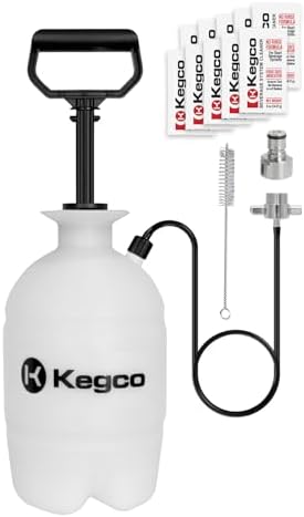 Kit limpieza Kegerator 1gal con bomba manual sin enjuague