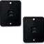 2 Salidas USB Doble Puerto para Autocaravana Negro