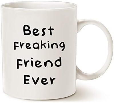 Taza café texto best friend ever regalo navideño blanco 11oz