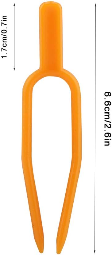 100 Clips Fijación Plantas Jardinería Reutilizables