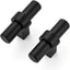 25 Pomos Negros Mate para Gabinete 2pulg Acero Inox