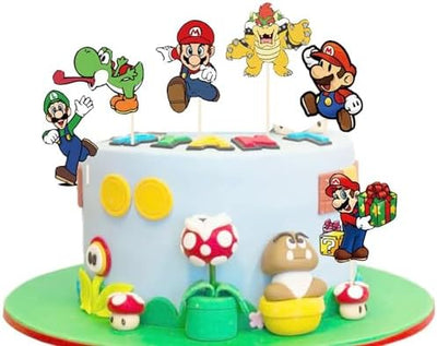 24 Pzas Decoración Pastel Niños