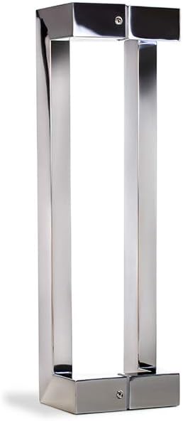 Manijas puerta acero inox 12" cromado exterior
