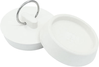 2 Tapones Drenaje Goma Universal 1-3/4pulg Fregadero
