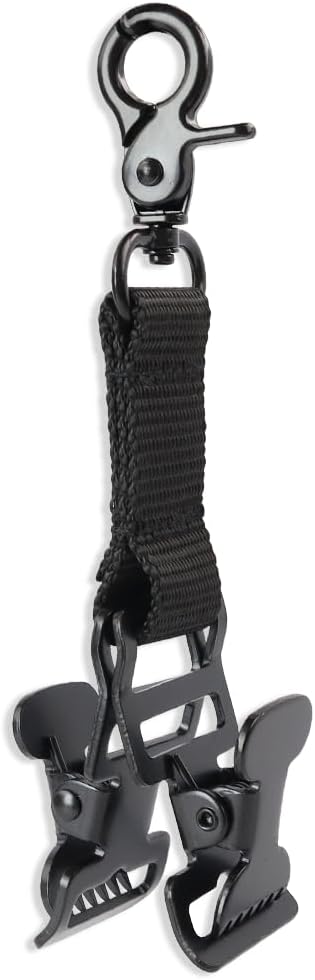 Clip para guantes bombero correa nailon multiusos