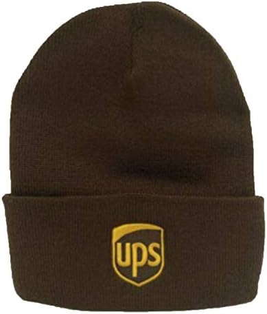 Gorro punto bordado calavera color marrón