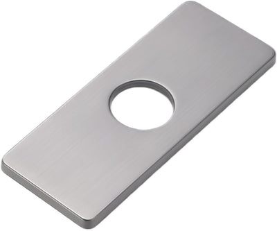 Placa orificio fregadero 6pulg acero inox comp grifo baño