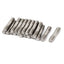 Varilla acero inox M8x40mm doble extremo 20pcs tono plata