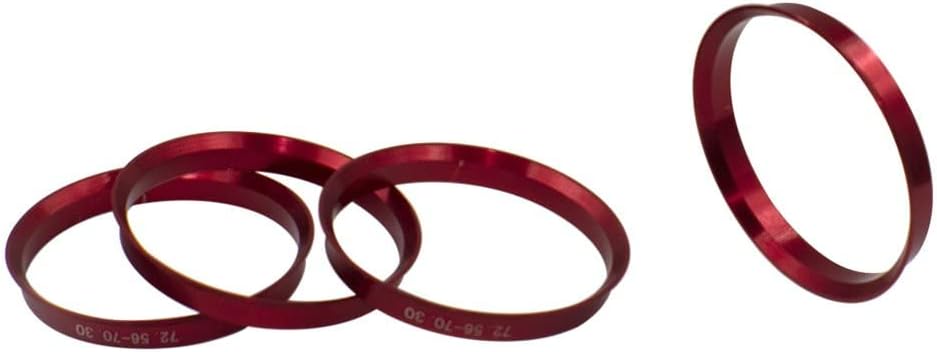 Set 4 anillos buje metal 2.857"