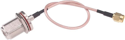 2 Pzas Adaptador SMA a N Coaxial 7.9pulg